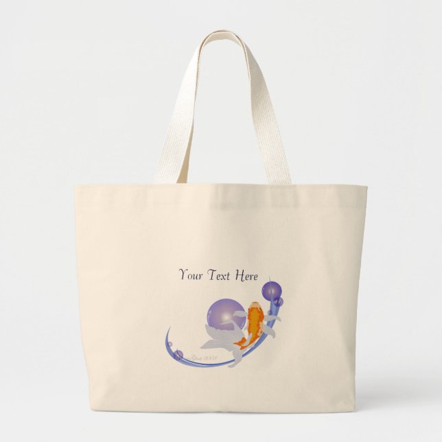 Goldfish Tote Bag Jumbo Stoffbeutel (Vorne)