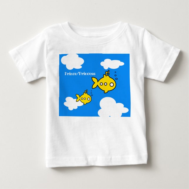 Goldfish U-Boot Baby T-shirt (Vorderseite)