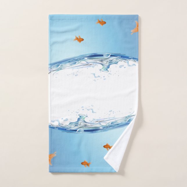 Goldfish unter Wasser Handtuch (Handtuch)