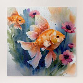 Goldfish Wasserfarbe