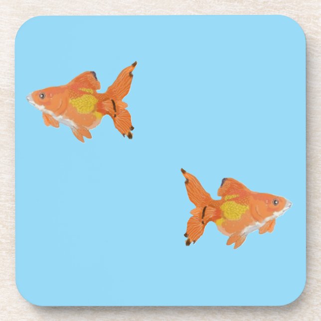 goldfishes getränkeuntersetzer (Vorderseite)