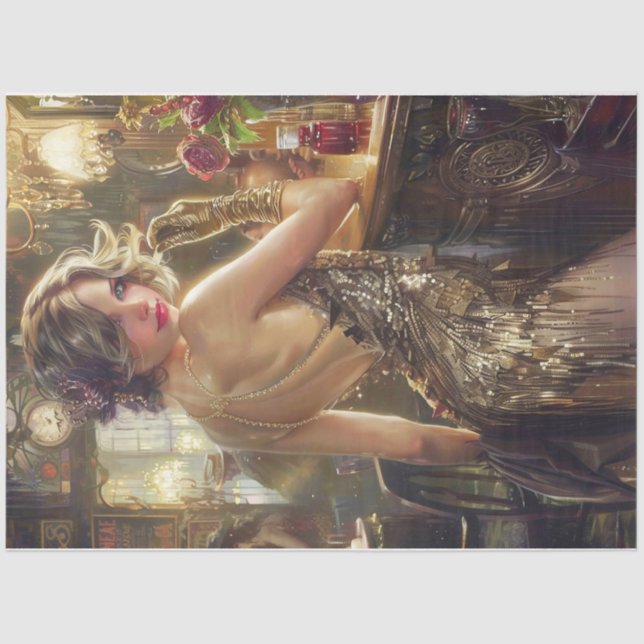 Goldflapper Seidenpapier (Vorderseite)