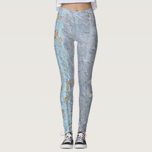 Goldflecken bei ausgeblendeter Farbe Leggings
