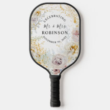 Goldflorale Personalisierte Hochzeit