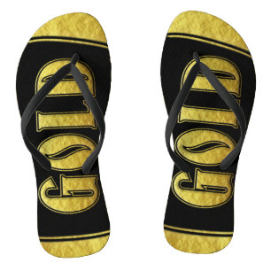 Goldflöschen Flip Flops