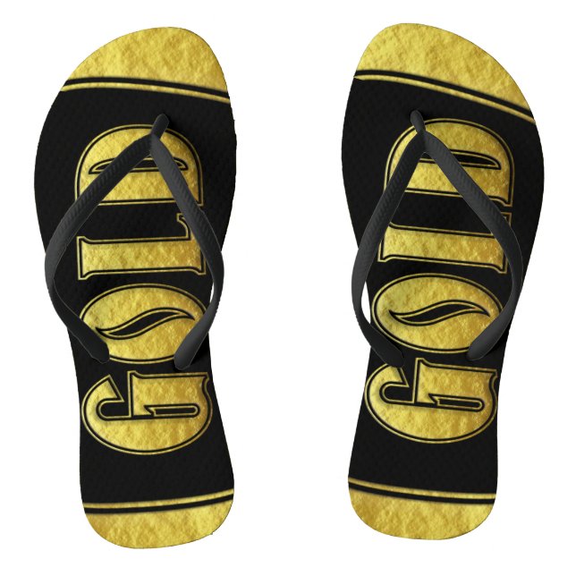 Goldflöschen Flip Flops (Fußbett)