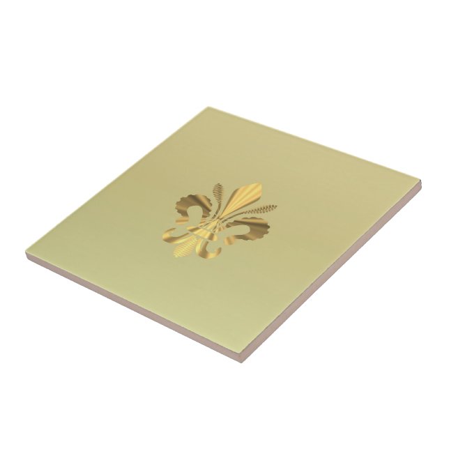 Goldflöte de lys fliese (Seite)