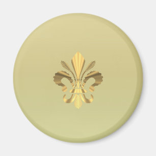 Goldflöte de lys magnet