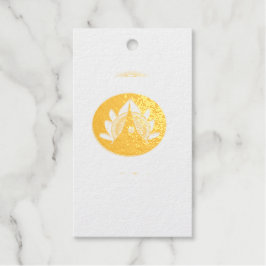 GoldFoil-Geschenk-Tag Geschenkanhänger