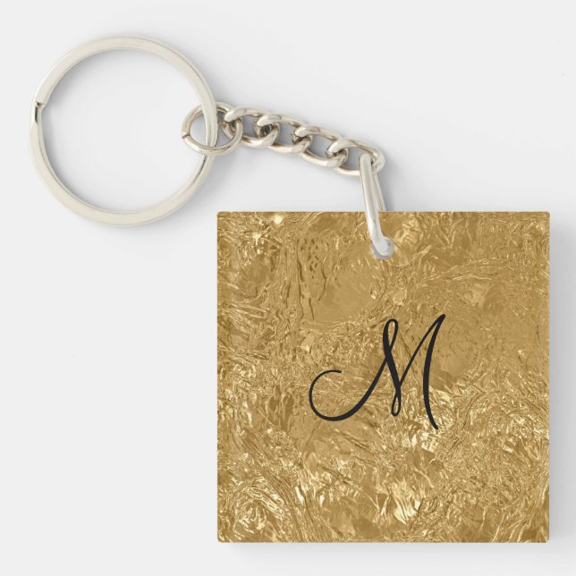 Goldfoil Schlüsselanhänger (Vorderseite)