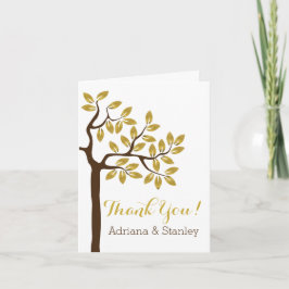 Goldfolie Blätter Moderne Hochzeit Danke