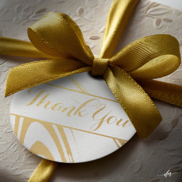 Goldfolie-Dankeschön-Geschenkanhänger Geschenkanhänger