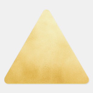 Goldfolie Falschgold Dreieckiger Aufkleber
