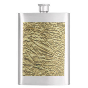 Goldfolie Flachmann