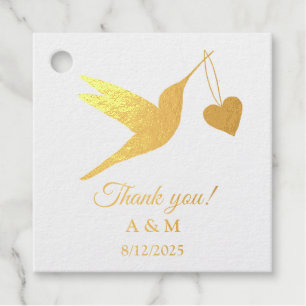 Goldfolie für Hummingbird Geschenkanhänger