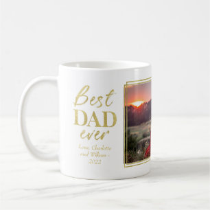 Goldfolie Geometrischer Vatertag Kaffeebecher Kaffeetasse