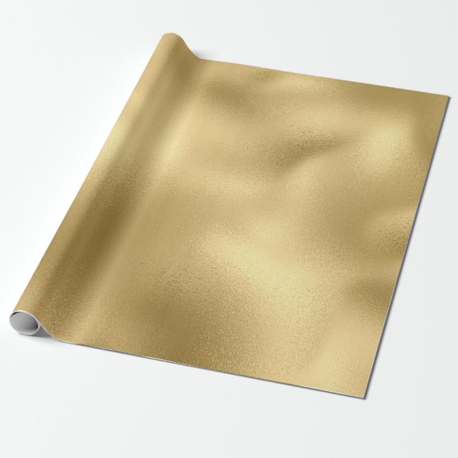 Goldfolie Geschenkpapier (Ungerollt)