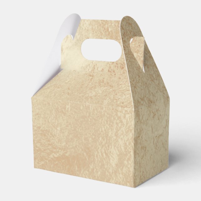 Goldfolie Geschenkschachtel (Rückseite)