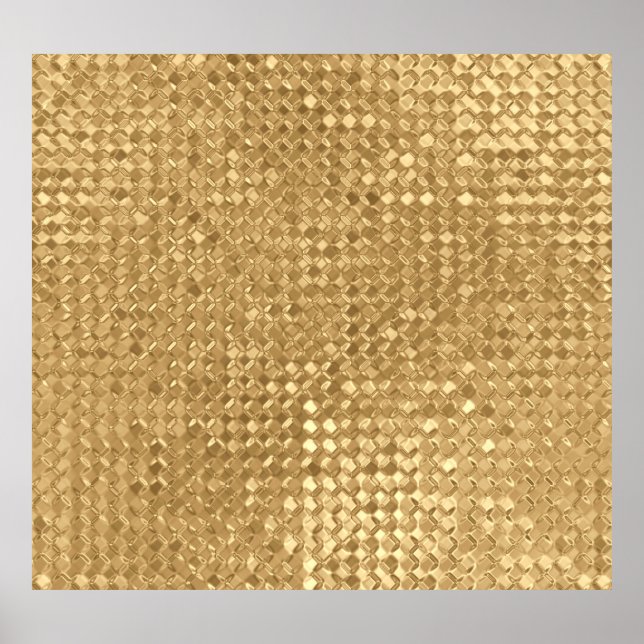 Goldfolie, Glitzer nahtlose Textur. Poster (Vorne)