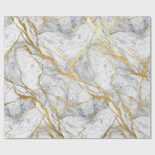 Goldfolie Marmor Geschenkpapier