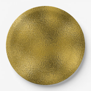 Goldfolie Pappteller