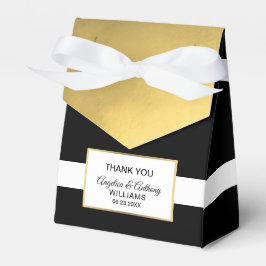 Goldfolie Schwarzes Gastgeschenk Dusche Hochzeit Geschenkschachtel