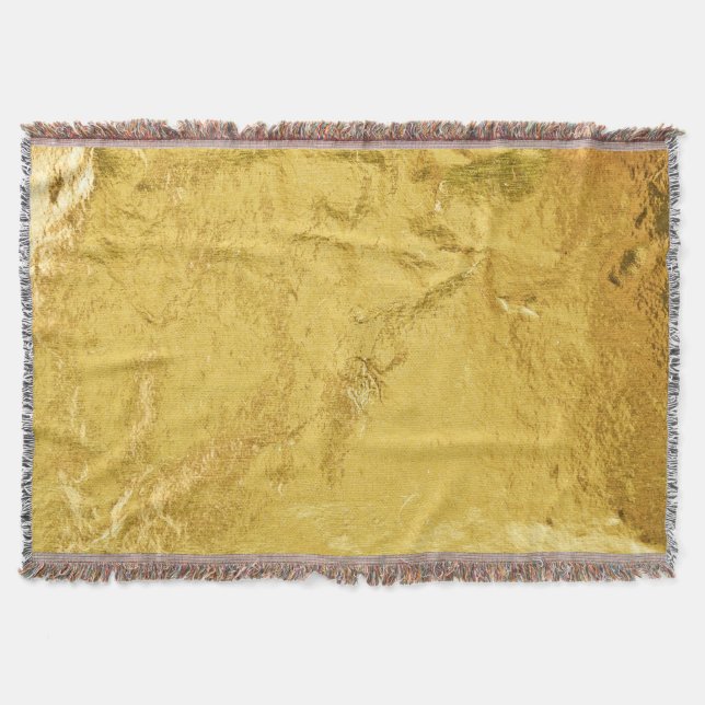 Goldfolie: Shiny Abstrakt Texture Decke (Vorderseite)