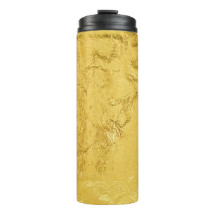 Goldfolie: Shiny Abstrakt Texture Thermosbecher