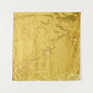 Goldfolie: Shiny Abstrakt Texture Wandteppich