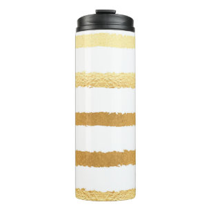 Goldfolie, Vintag nahtlos. Thermosbecher