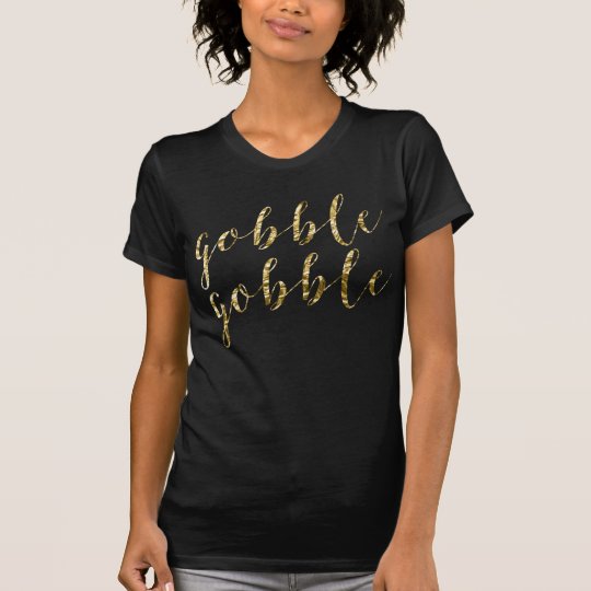 Goldfolien-Erntedank-Shirts verschlingen T-Shirt