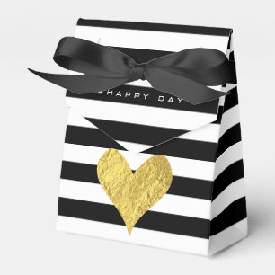 Goldfolien-Herz Geschenkschachtel