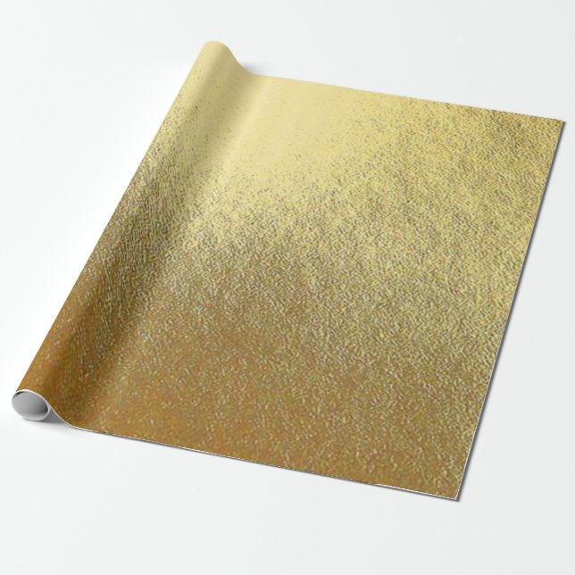 Goldfolien-Packpapier Geschenkpapier (Ungerollt)