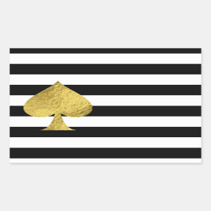 Goldfolien-Pikass-Aufkleber Rechteckiger Aufkleber