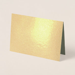 Goldfolienkarte mit moosgrünem Innenraum (individu Folienkarte