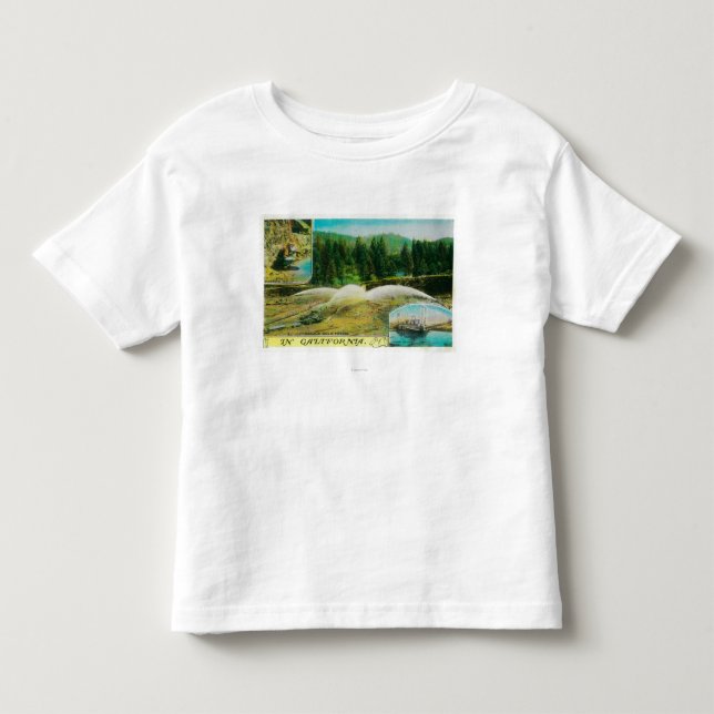 Goldförderung in Kalifornien StateState Kleinkind T-shirt (Vorderseite)
