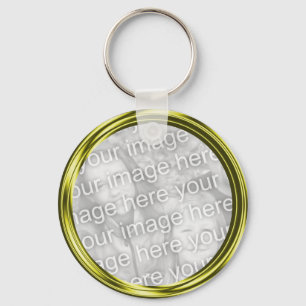 GoldFotorahmen Schlüsselanhänger