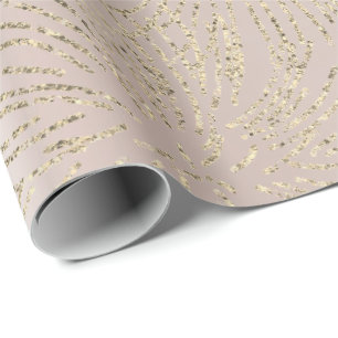 GoldFoxier Zickzack Feuerwerk-metallische perlige Geschenkpapier