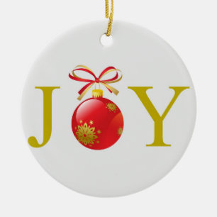 Goldfreude-Weihnachtsverzierung Keramikornament
