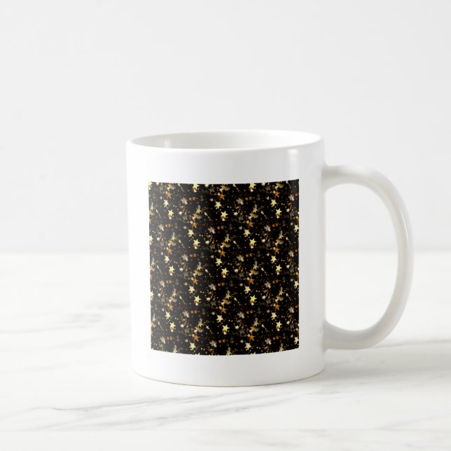 Goldgalaxie Kaffeetasse (Rechts)