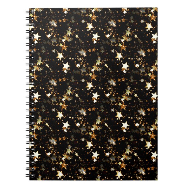 Goldgalaxie Notizblock (Vorderseite)