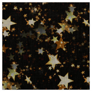 Goldgalaxie Stoff