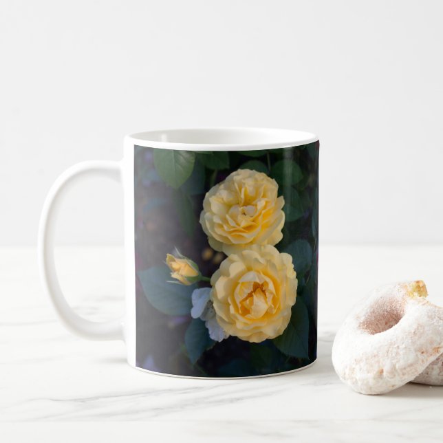 Goldgarten Rose Kaffeetasse (Mit Donut)