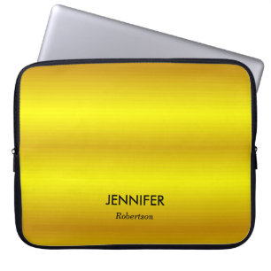 Goldgefälle bei individuelle Name Laptopschutzhülle