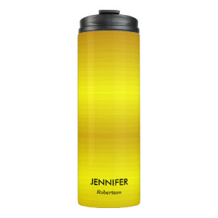 Goldgefälle bei individuelle Name Thermosbecher