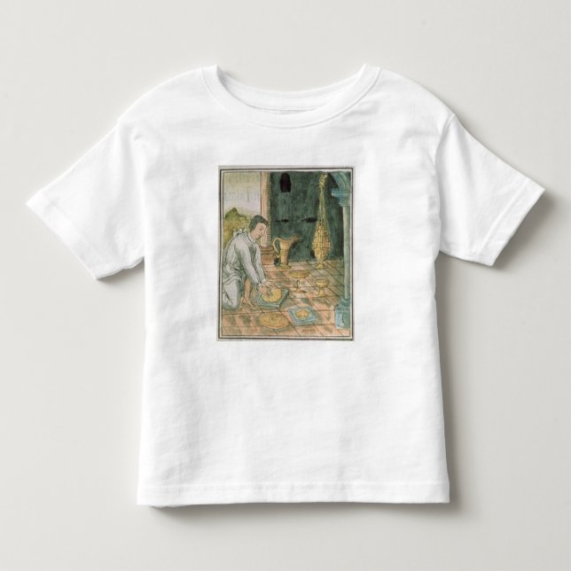 Goldgegenstände in einem aztekischen Geschäft Kleinkind T-shirt (Vorderseite)