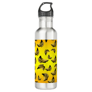 Goldgelbe Bananen, Edelstahlflasche