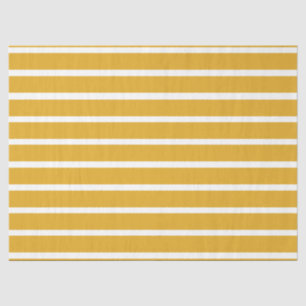 Goldgelbe Streifen Seidenpapier