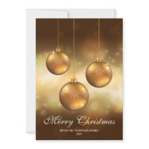 goldgelbe Weihnachtsbaumchen mit eigenem Text