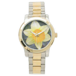 goldgelbes Daffodil, Armbanduhr